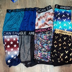 Men’s American eagle boxers size medium - 8 pairs